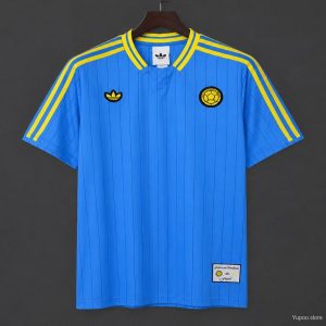 2026 Adidas Originals Colombia Terrace Icons Blue Jersey