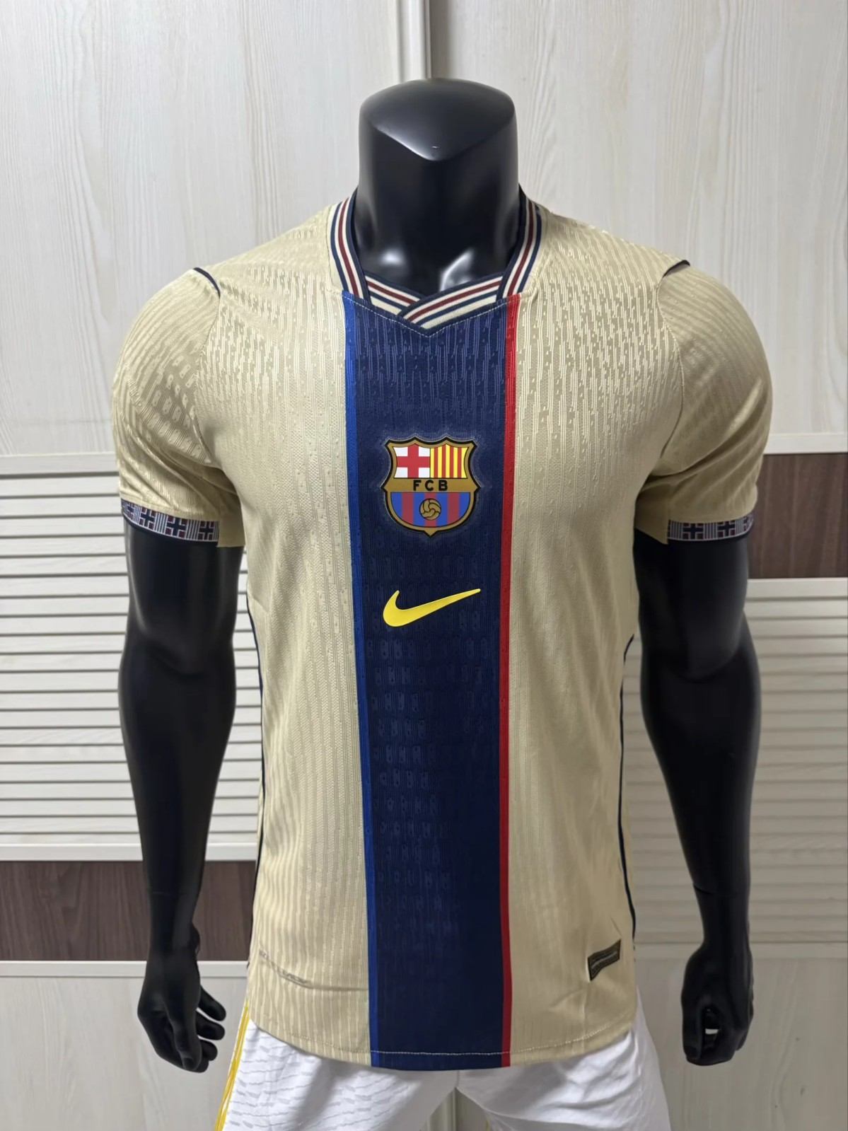 26-27 Barcelona Player Version Home Kit (Mineral Yellow Accents) S-3XL