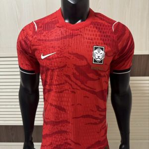 26-27 South Korea Player Version Home Kit (Global Red/Tiger Camo) S-3XL