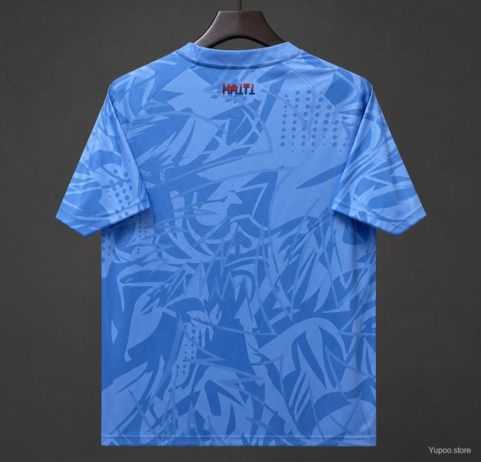 2026 Haiti Goalkeeper Sky Blue Jersey - Image 2