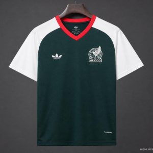 2026 Mexico Dark Green White Pre-match Jersey